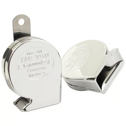 12-Volt Mini Turbine Horn Sæt – Krom