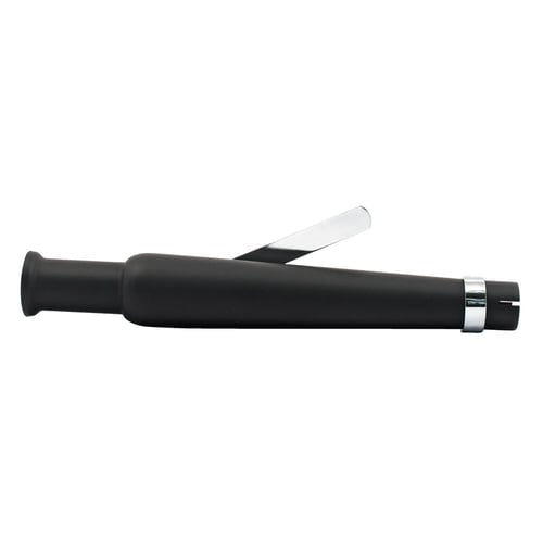 Trumpet universal straight muffler 18-1/2" long black Item No:
500714
