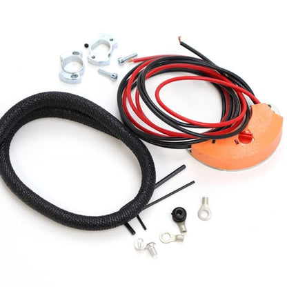 V-Tronic, elektronisk tænding til 6 & 12V. E-advance. 48-64 Panhead (ekskl. OEM enkeltbrandsmodeller); 48-73 45" WL og Servi-Car (NU)