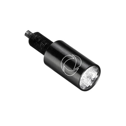 Kellermann Atto Integral DF 3-i-1 – Micro LED Baglygte & Blinklys (Sort / Klart Glas)