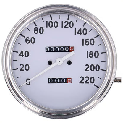 FL Speedometer '36-40 Face' – Hvid Urskive | 1:1 km/t Gearing