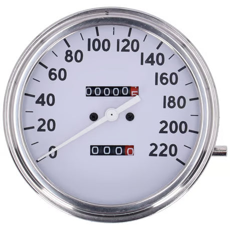 FL speedometer, '36-40 face', white. 2:1 kmh Item No:  940443