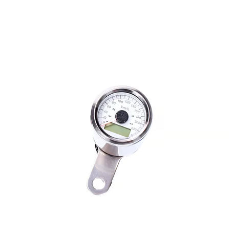 Stoker, electronic speedometer 48mm. Chrome, white face Item No:  928215