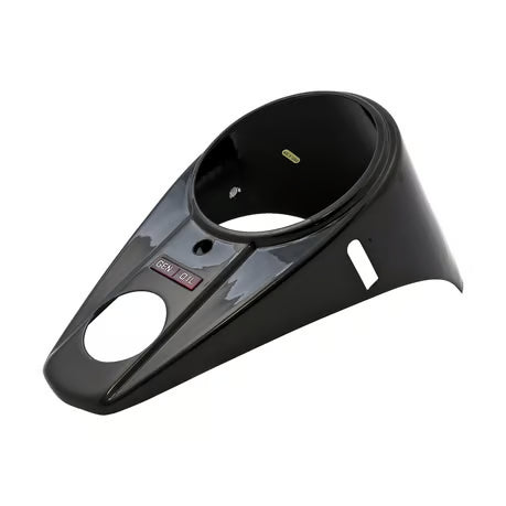 47-61 style 2-light dash cover. Gloss black Item No:  504953