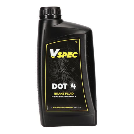 Vspec, brake fluid DOT 4. 1 liter Item No: 904511