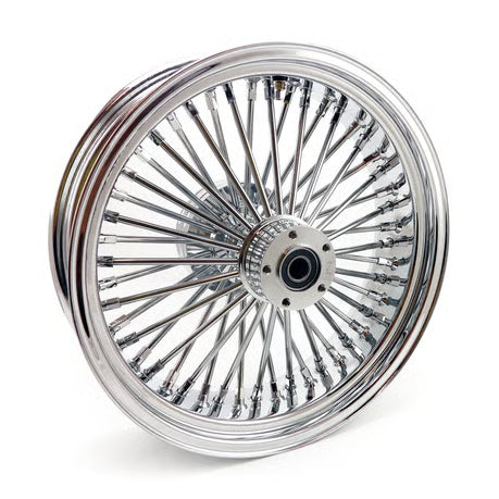 MCS radial 48 fat spoke rear wheel 5.50 x 18 chrome Item No:  597905