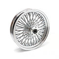MCS radial 48 fat spoke rear wheel 3.50 x 16 chrome Item No:  597893