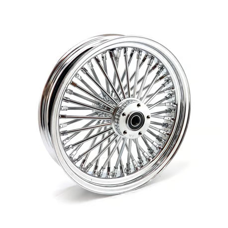 MCS radial 48 fat spoke rear wheel 3.50 x 16 chrome Item No:  597893