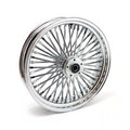 MCS radial 48 fat spoke rear wheel 4.25 x 18 chrome Item No:  597902