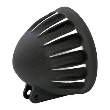 Eksklusivt EMD Vitamin C 5-3/4" Lygtehus i Ribbet Retro-Design – Black Cut