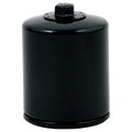 K&N, spin-on oil filter, with top nut. Black Item No: 970806