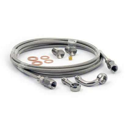 Goodridge Hide-a-Line brake line kit, stock/raised handlebar