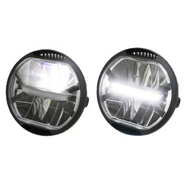 KOSO Thunderbolt 170mm LED-forlygte – E-godkendt (Sort)