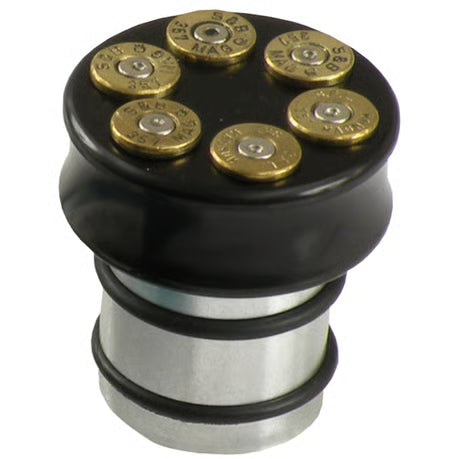 CVP, oil tank fill plug, no dipstick. Bullet. Black Item No: 973001