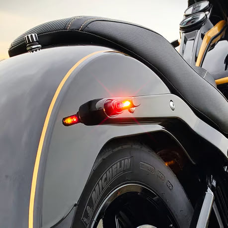 HeinzBikes, Aero Micro Winglets 3-1 taillight/turn signals Item No: 716773