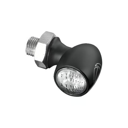 Kellermann Atto RB LED Mikro Baglygte & Bremselys – Sort med Klart Glas