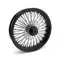 MCS radial 48 fat spoke front wheel 3.50 x 18 SF black Item No: 597901
