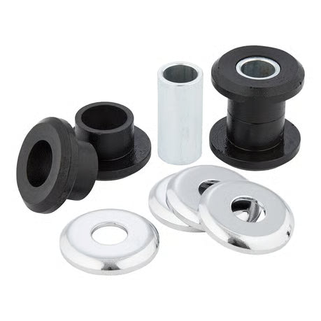 Premium Arlen Ness Polyurethan Riser Bøsningssæt med Krom Skiver – Til Harley-Davidson Touring & Trike (1984-2026)