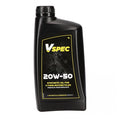 Vspec, 20W50 Full Synthetic motor oil. 1 liter bottle. Item No: 904504